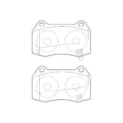 Photo Brake Pad Set, disc brake WAGNER WBP23142A