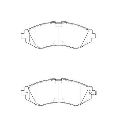 Photo Brake Pad Set, disc brake WAGNER WBP23234A