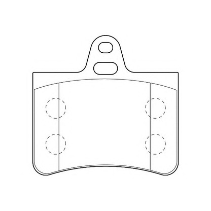 Photo Brake Pad Set, disc brake WAGNER WBP23305A