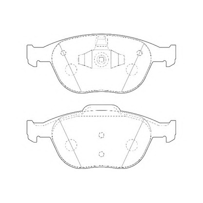 Photo Brake Pad Set, disc brake WAGNER WBP23440A