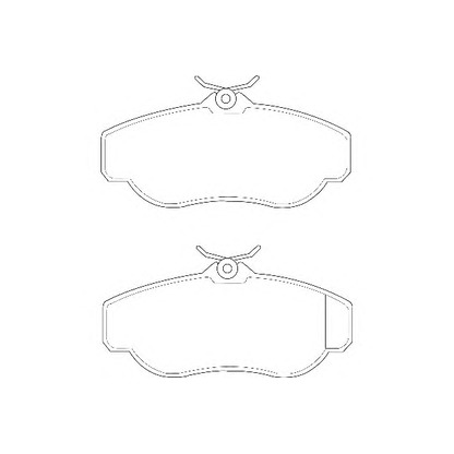 Photo Brake Pad Set, disc brake WAGNER WBP23452A