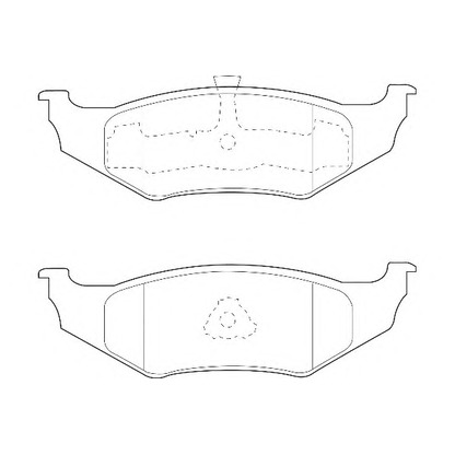 Photo Brake Pad Set, disc brake WAGNER WBP23561A