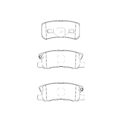 Photo Brake Pad Set, disc brake WAGNER WBP23582B