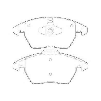 Foto Bremsbelagsatz, Scheibenbremse WAGNER WBP23589A