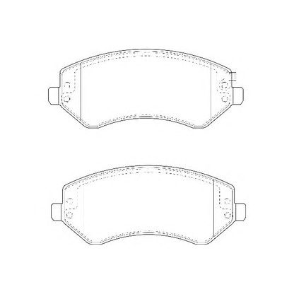 Photo Brake Pad Set, disc brake WAGNER WBP23638A