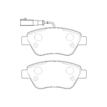 Photo Brake Pad Set, disc brake WAGNER WBP23705A