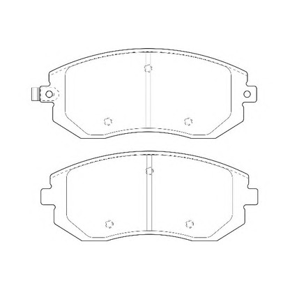 Photo Brake Pad Set, disc brake WAGNER WBP23865A