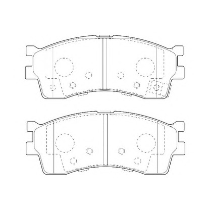 Photo Brake Pad Set, disc brake WAGNER WBP23873A