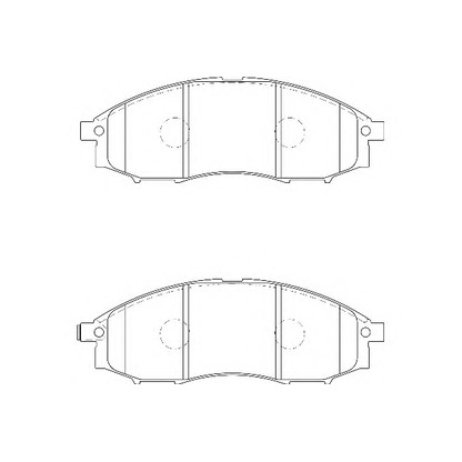 Photo Brake Pad Set, disc brake WAGNER WBP23970A