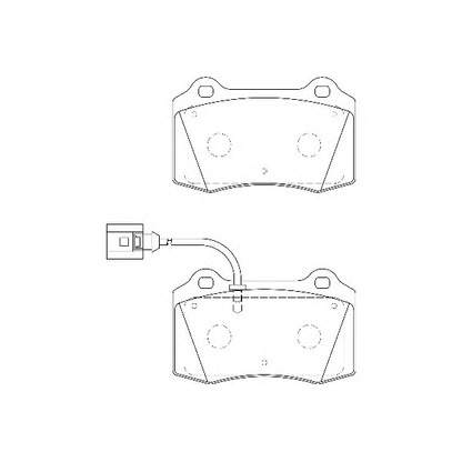 Photo Brake Pad Set, disc brake WAGNER WBP24143A