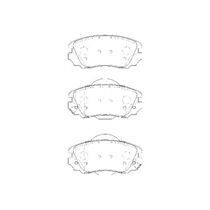 Photo Brake Pad Set, disc brake WAGNER WBP24415A