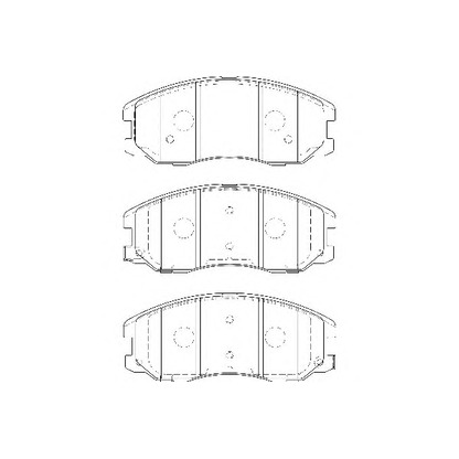 Photo Brake Pad Set, disc brake WAGNER WBP24510A