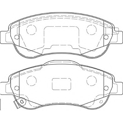 Photo Brake Pad Set, disc brake WAGNER WBP24638A