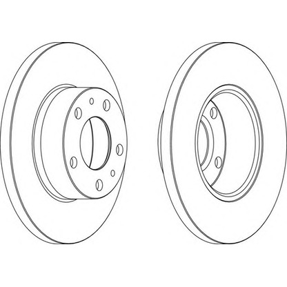 Photo Brake Disc WAGNER WGR07581