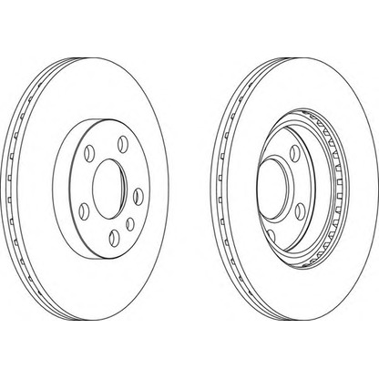 Photo Brake Disc WAGNER WGR08421