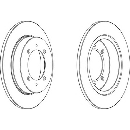 Photo Brake Disc WAGNER WGR08861