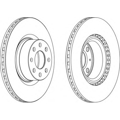 Photo Brake Disc WAGNER WGR12981