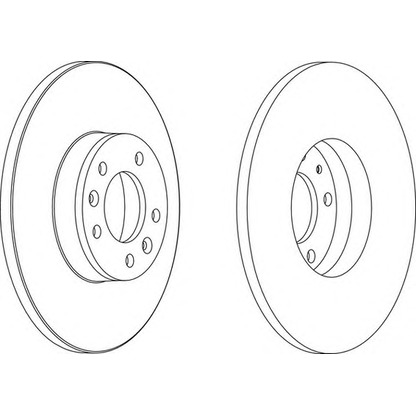 Photo Brake Disc WAGNER WGR16021