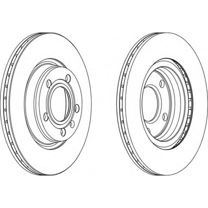 Photo Brake Disc WAGNER WGR17081