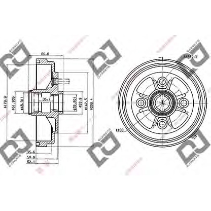 Фото Тормозной барабан DJ PARTS BR1031