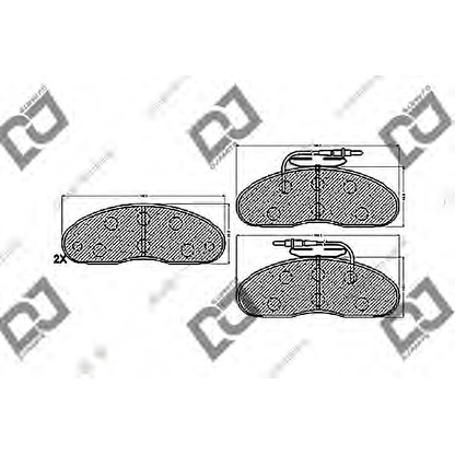 Foto Juego de pastillas de freno DJ PARTS BP1388