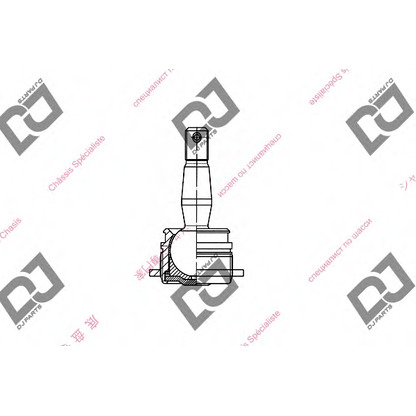 Фото Несущий / направляющий шарнир DJ PARTS DB1015