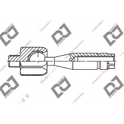 Photo Rotule de direction intérieure, barre de connexion DJ PARTS DR1085