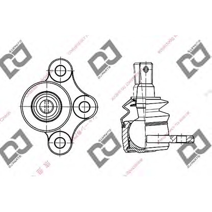 Foto Giunto di supporto / guida DJ PARTS DB1062