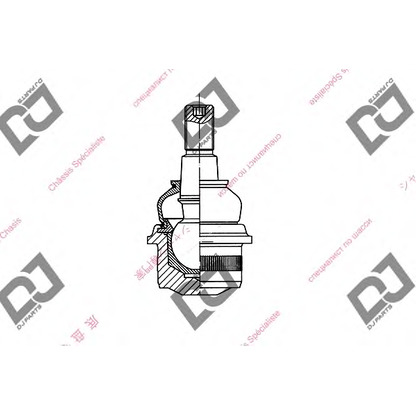 Zdjęcie Przegub mocujący / prowadzący DJ PARTS DB1077