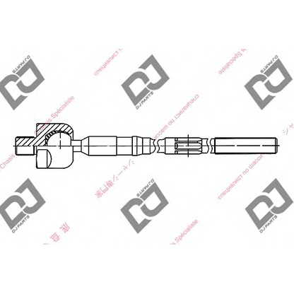 Photo Rotule de direction intérieure, barre de connexion DJ PARTS DR1021