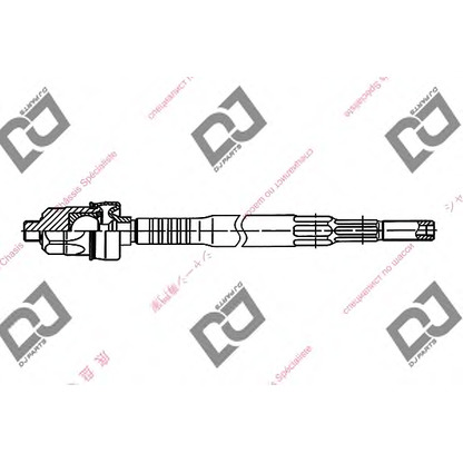 Photo Rotule de direction intérieure, barre de connexion DJ PARTS DR1041