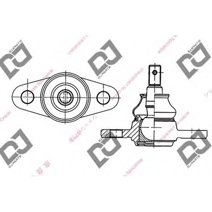 Foto Trag-/Führungsgelenk DJ PARTS DB1153