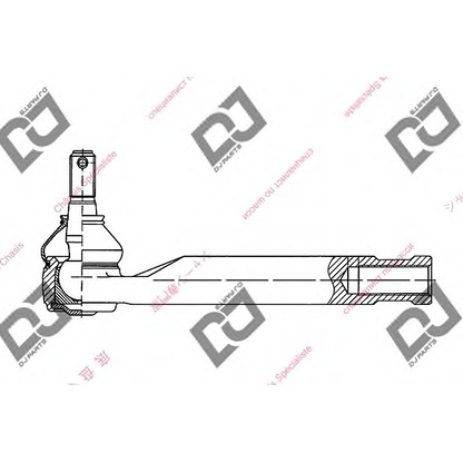 Фото Наконечник поперечной рулевой тяги DJ PARTS DE1005