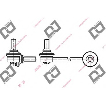 Foto Travesaños/barras, estabilizador DJ PARTS DL1172