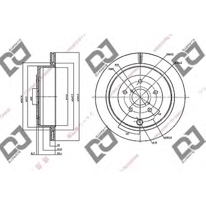 Photo Disque de frein DJ PARTS BD2092