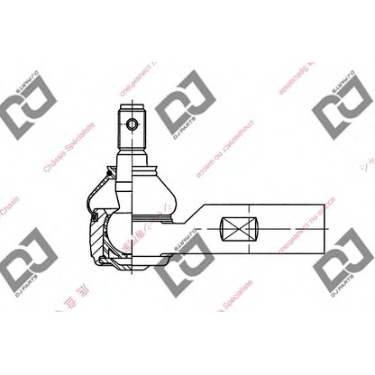 Фото Наконечник поперечной рулевой тяги DJ PARTS DE1156