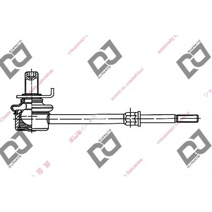 Zdjęcie Drążek / wspornik, stabilizator DJ PARTS DL1013