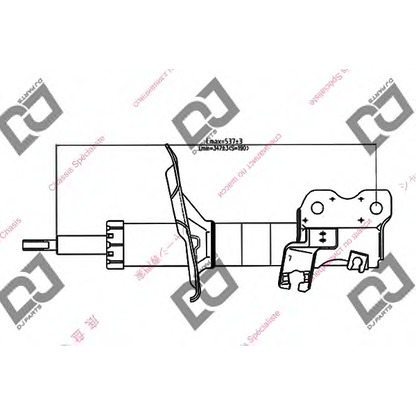 Foto Amortiguador DJ PARTS DS1114GS