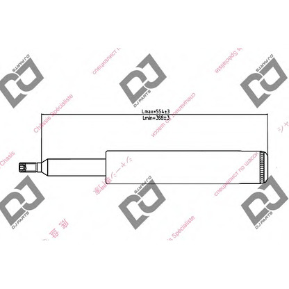 Zdjęcie Amortyzator DJ PARTS DS1213GC