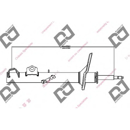 Zdjęcie Amortyzator DJ PARTS DS1208GS