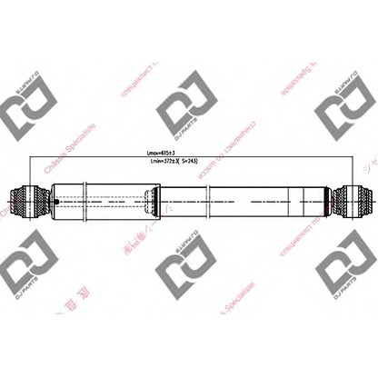 Foto Amortiguador DJ PARTS DS1124GT