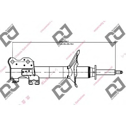 Foto Stoßdämpfer DJ PARTS DS1132GS