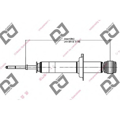 Zdjęcie Amortyzator DJ PARTS DS1156GT