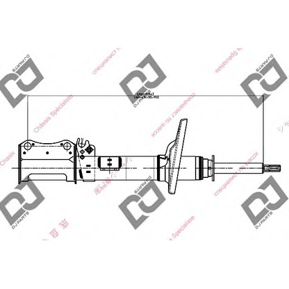 Foto Stoßdämpfer DJ PARTS DS1063GS