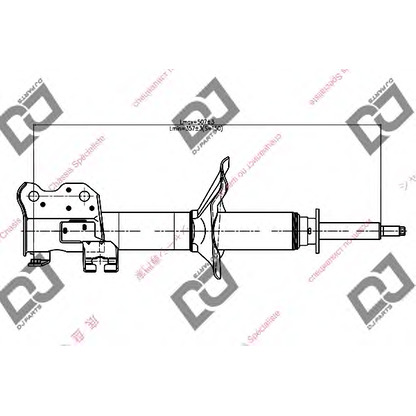 Photo Shock Absorber DJ PARTS DS1098GS