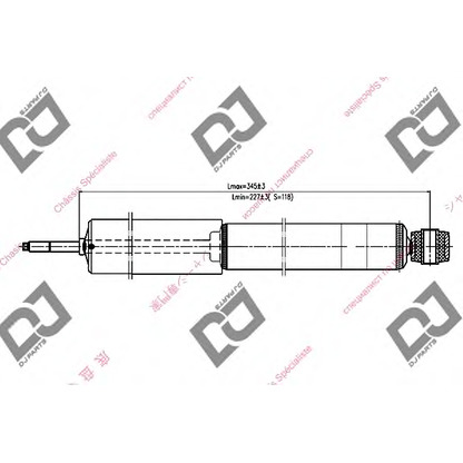 Foto Ammortizzatore DJ PARTS DS1174GT