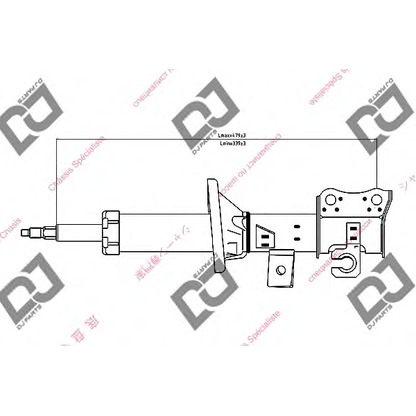 Photo Shock Absorber DJ PARTS DS1244GS