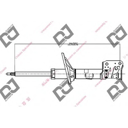 Photo Shock Absorber DJ PARTS DS1290GS