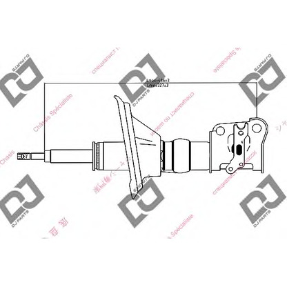 Zdjęcie Amortyzator DJ PARTS DS1316GS