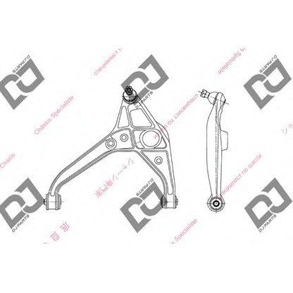 Foto Braccio oscillante, Sospensione ruota DJ PARTS DA1052